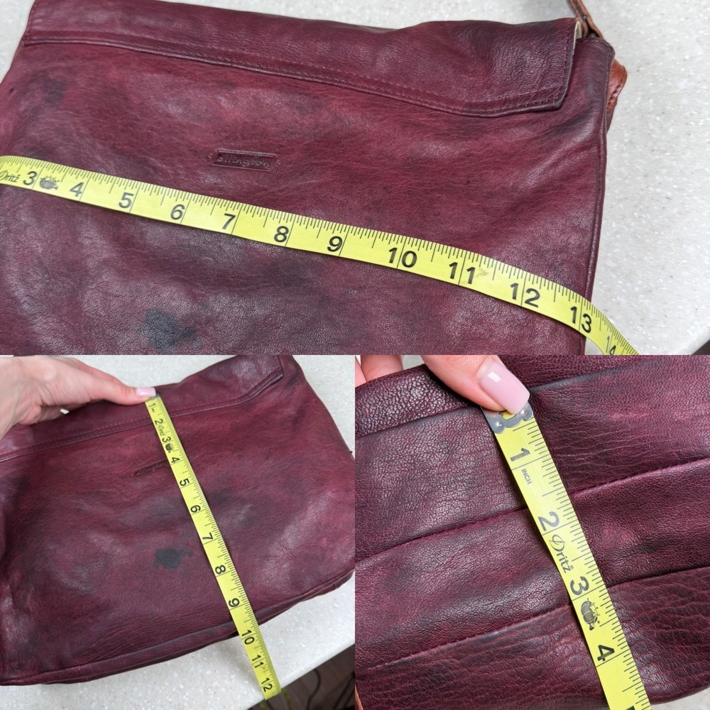 Ellington Leather Messenger Adjustable Strap Bag - image 2